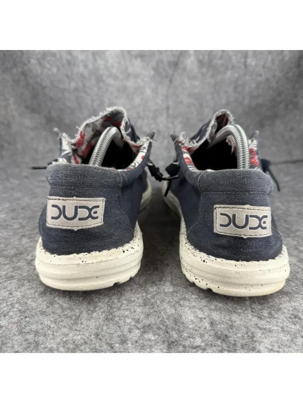 Dude Perfect Men’s Wally Stretch Shoes Dark Blue Size 11 965